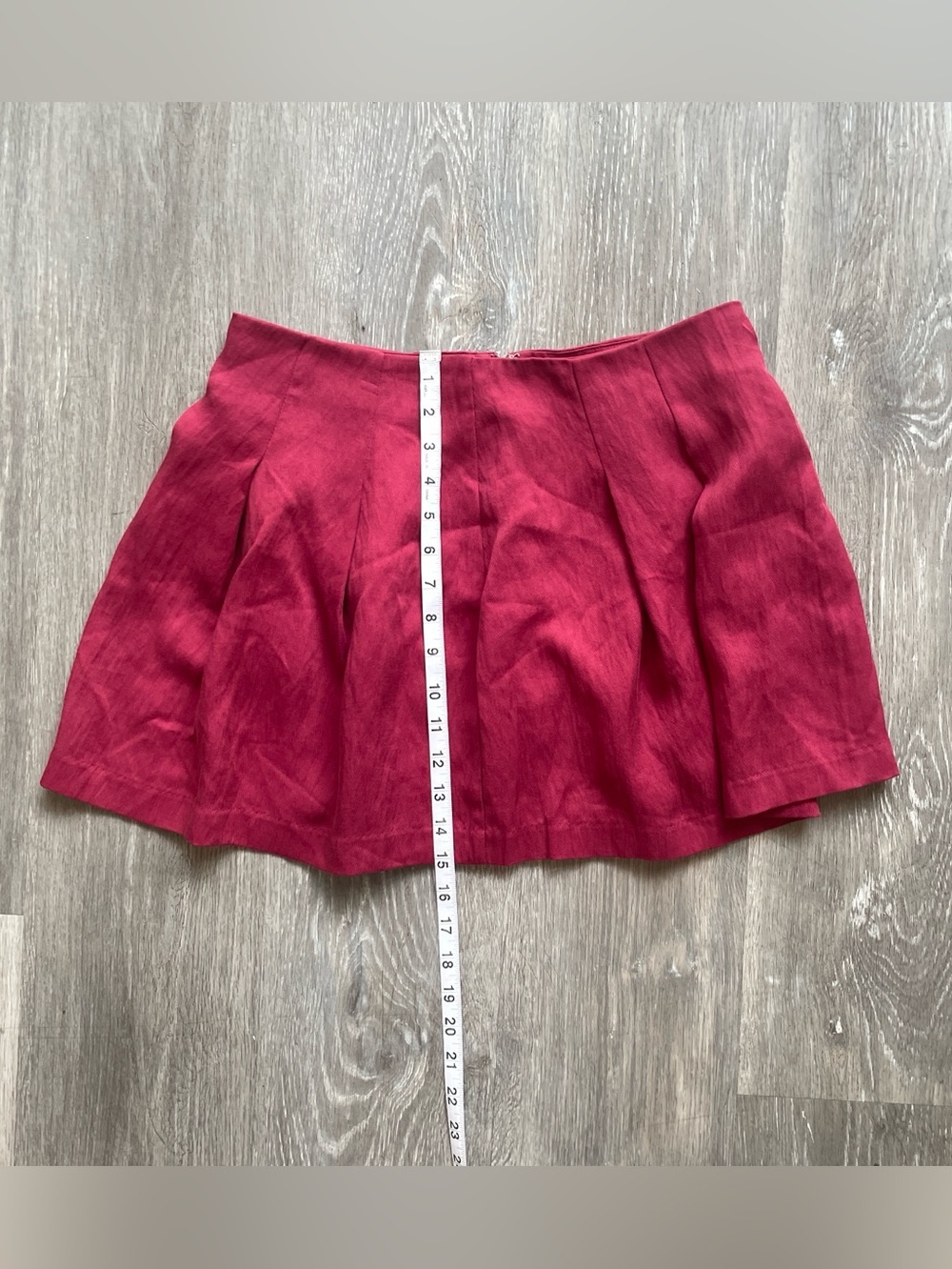 A New Day NWT Pleated Skort Berry Pink Tennis Skirt Shorts Preppy Balletcore - Picture 9 of 9